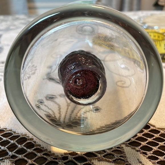 🌟Host Pick🌟 RARE Vintage Mid-Century Hand Blown Glass Wine Decanter - Picture 7 of 7